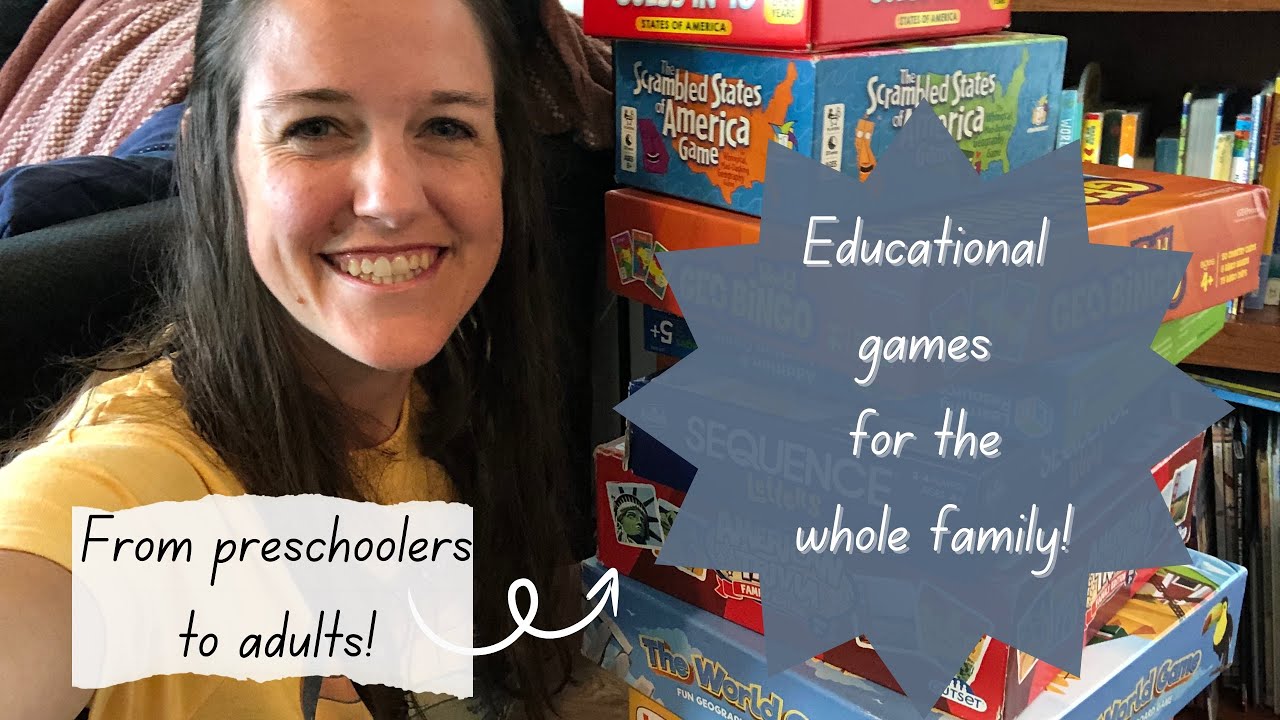 The Best Educational Games for the Whole Family || Board Games for All Ages || Gameschooling
