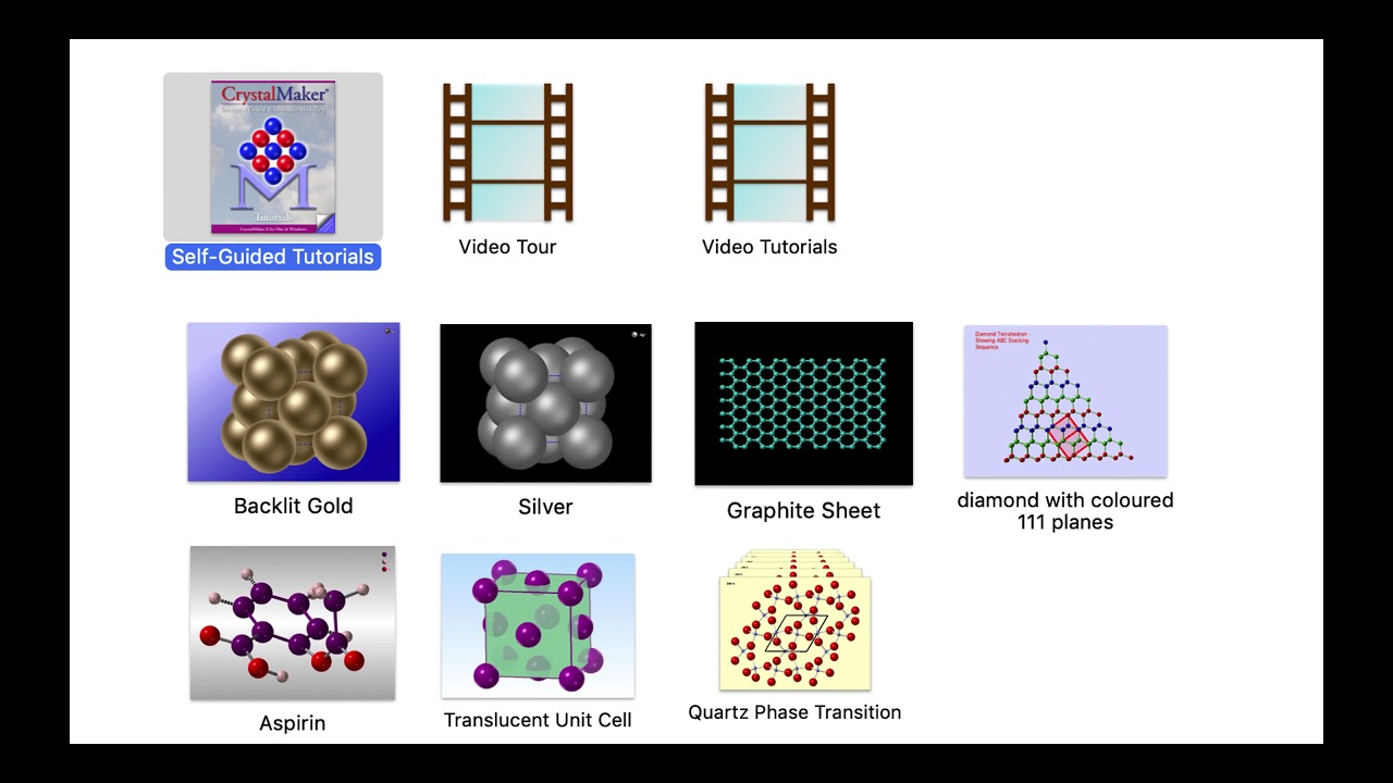 Using CrystalMaker