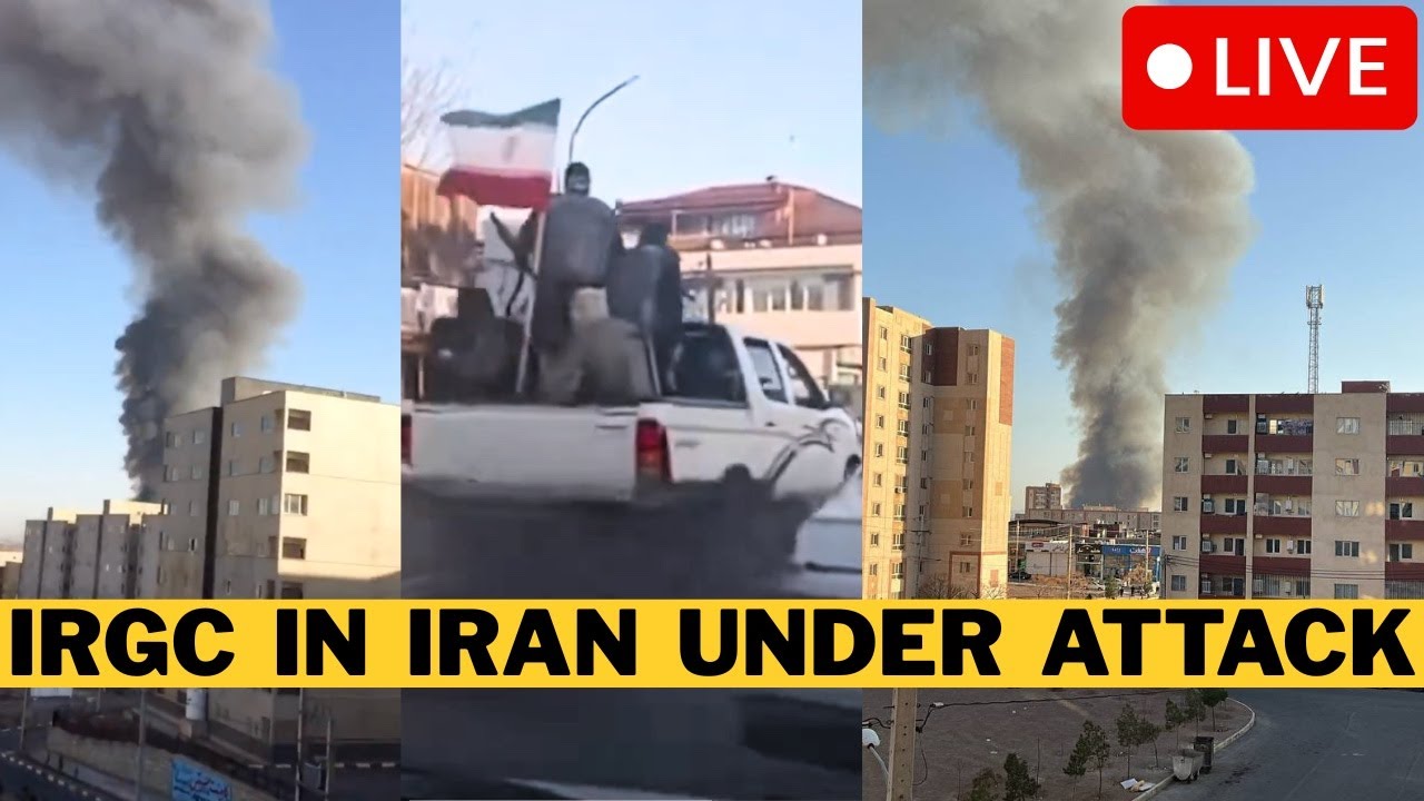 🚨 BREAKING: Multiple Attacks In Iran - IRGC Bases On Fire