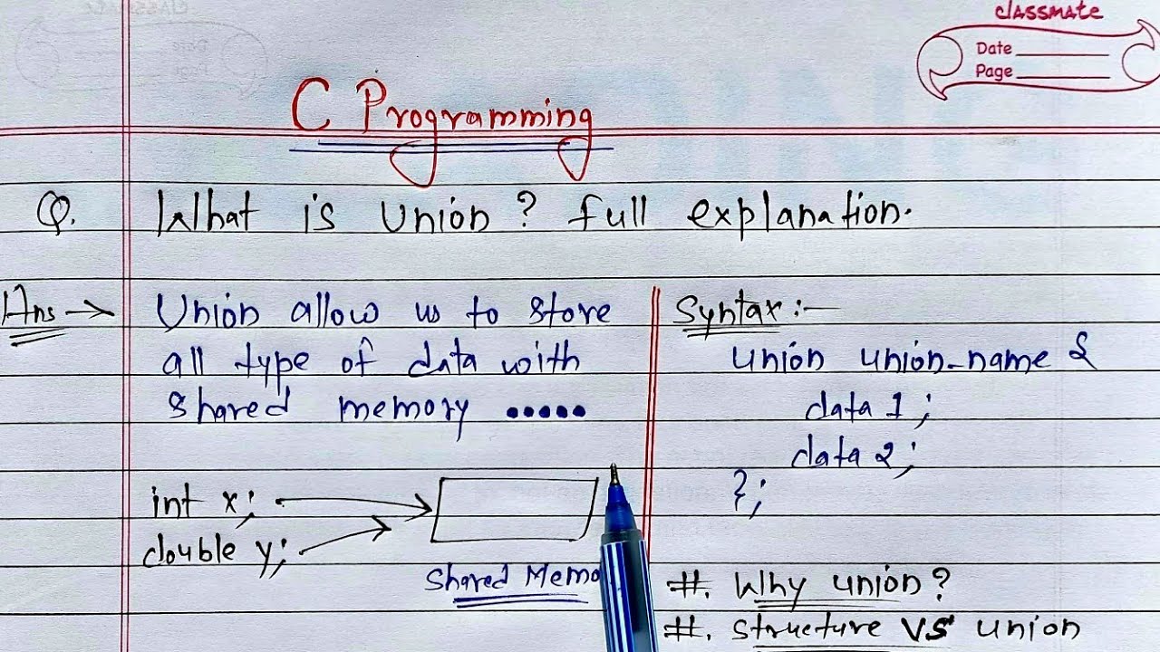 Union In C Programming | What is Union? Full Explanation | Learn Coding