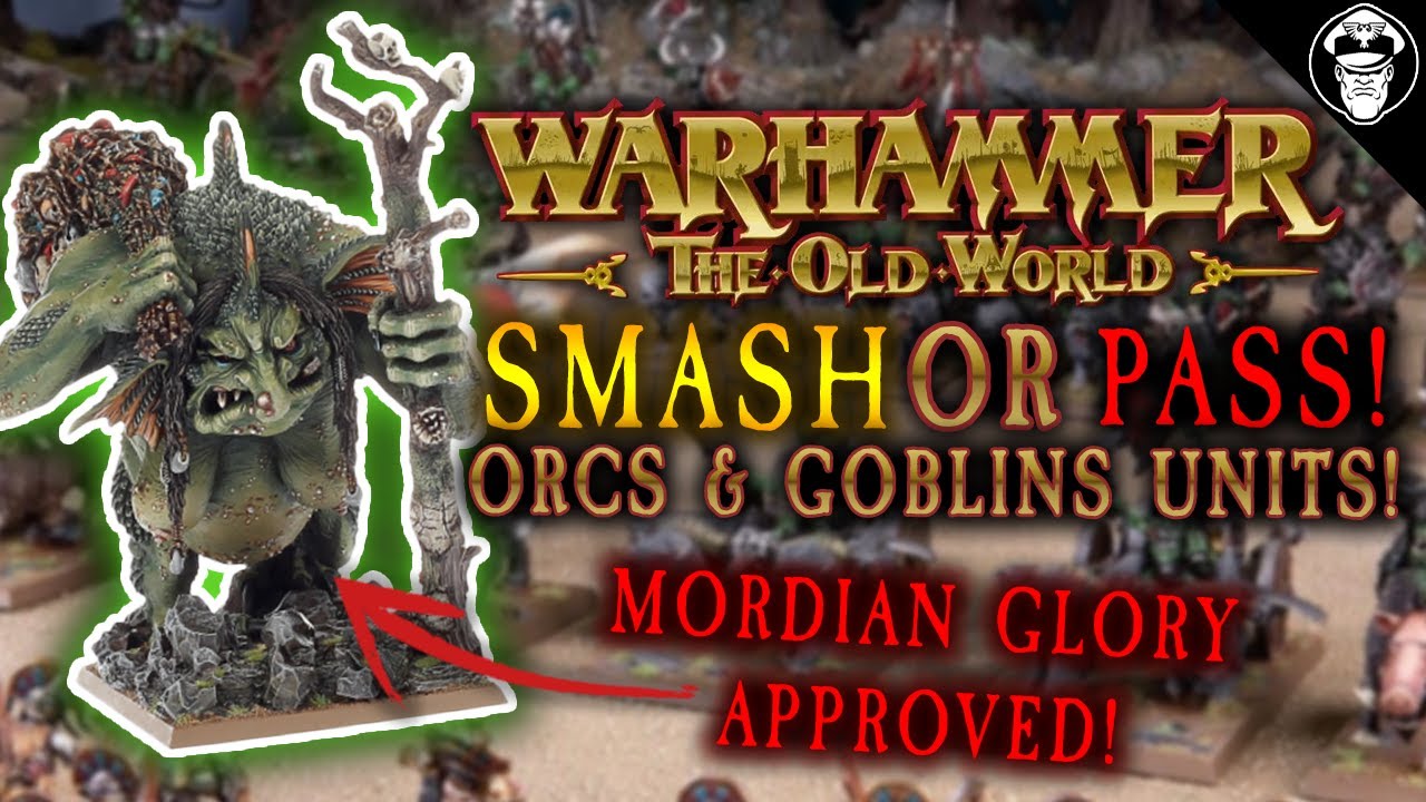 Smash or Pass The ULTIMATE Orc & Goblin Unit Guide! | Warhammer The Old World!