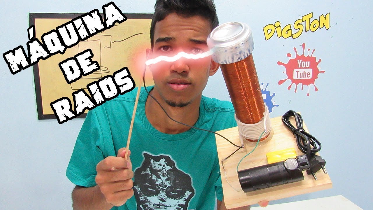 COMO FAZER UMA MINI BOBINA DE TESLA QUE GERA RAIOS