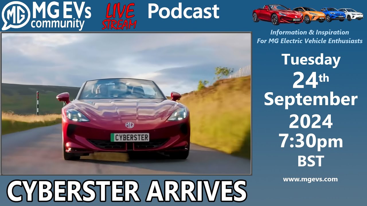 MG Cyberster arrives in the UK