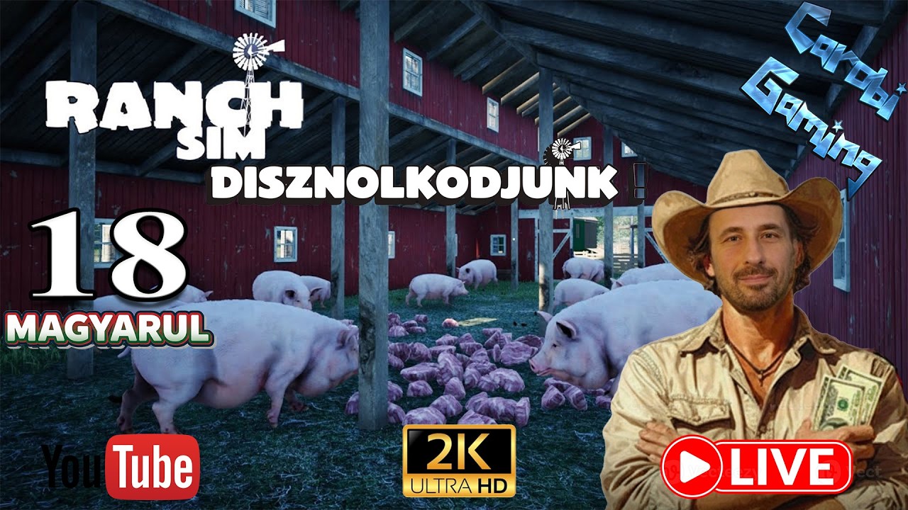 Ranch Simulator LIVE 18 # -Mennyire éri meg Malacokat nevelni