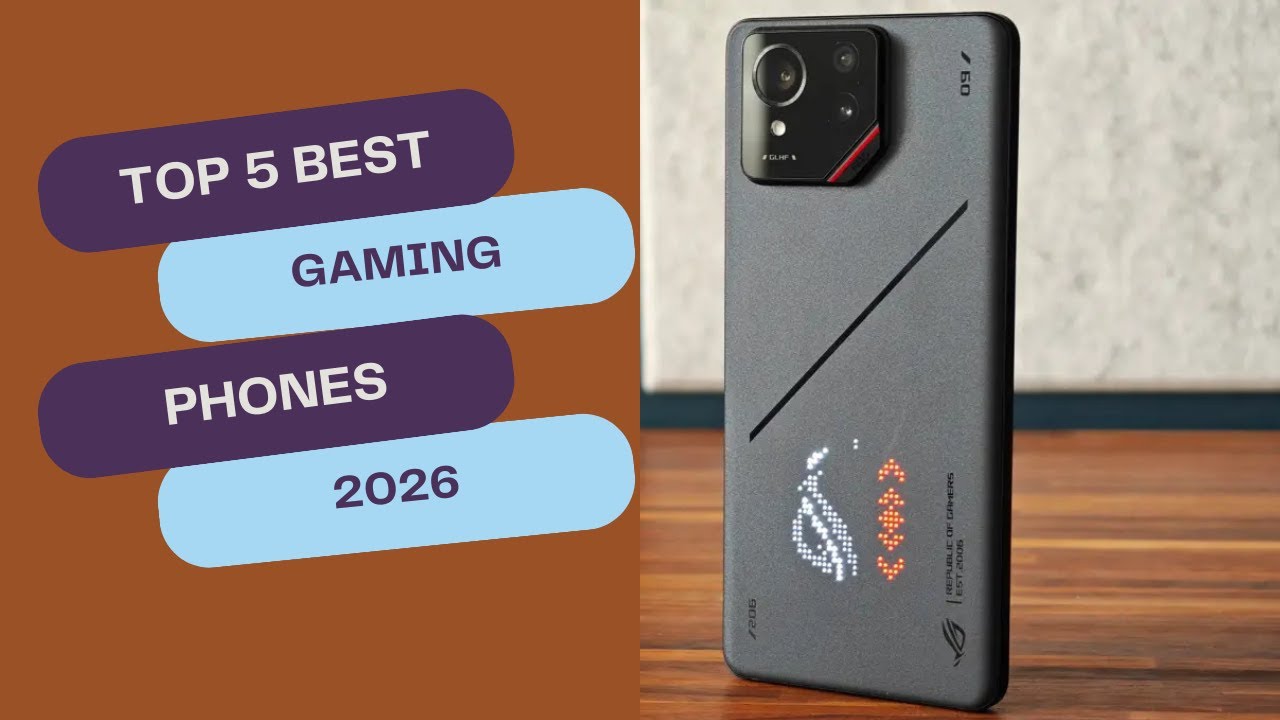 Top 5 BEST Gaming Phones 2026 – Zero Lag, Max Power, Pure Performance! Tested Picks
