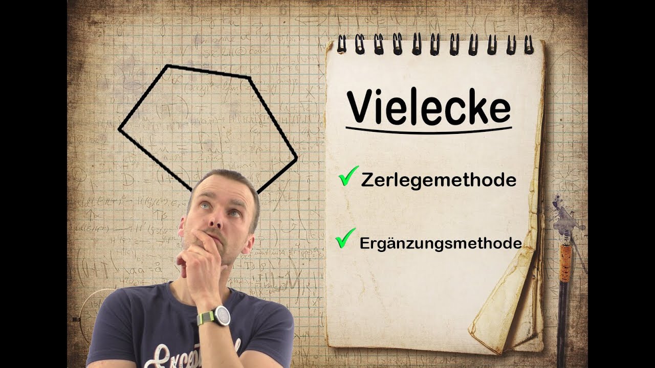 Geometrie - Vielecke - Flächeninhalt berechnen mit Zerlege- und Ergänzungsmethode