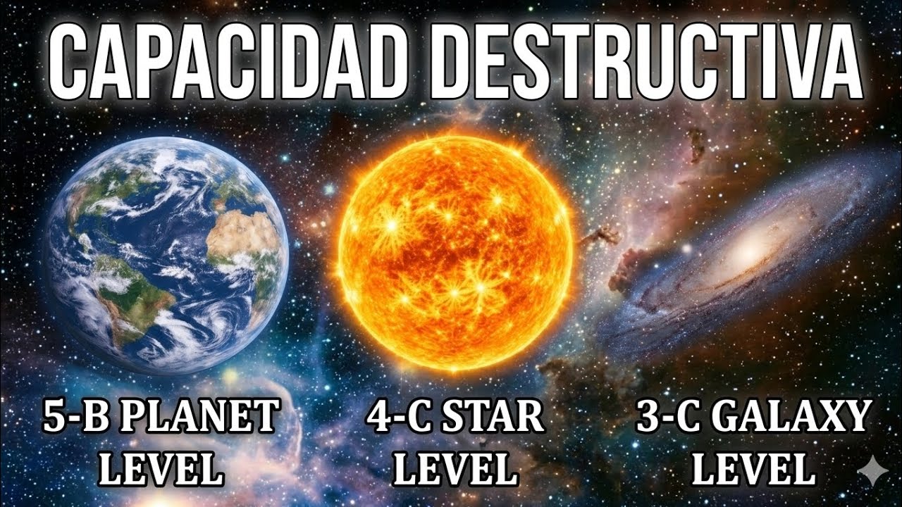 Destructive Capacity: La Escala de Energía Definitiva Niveles de Poder(Rodri604)