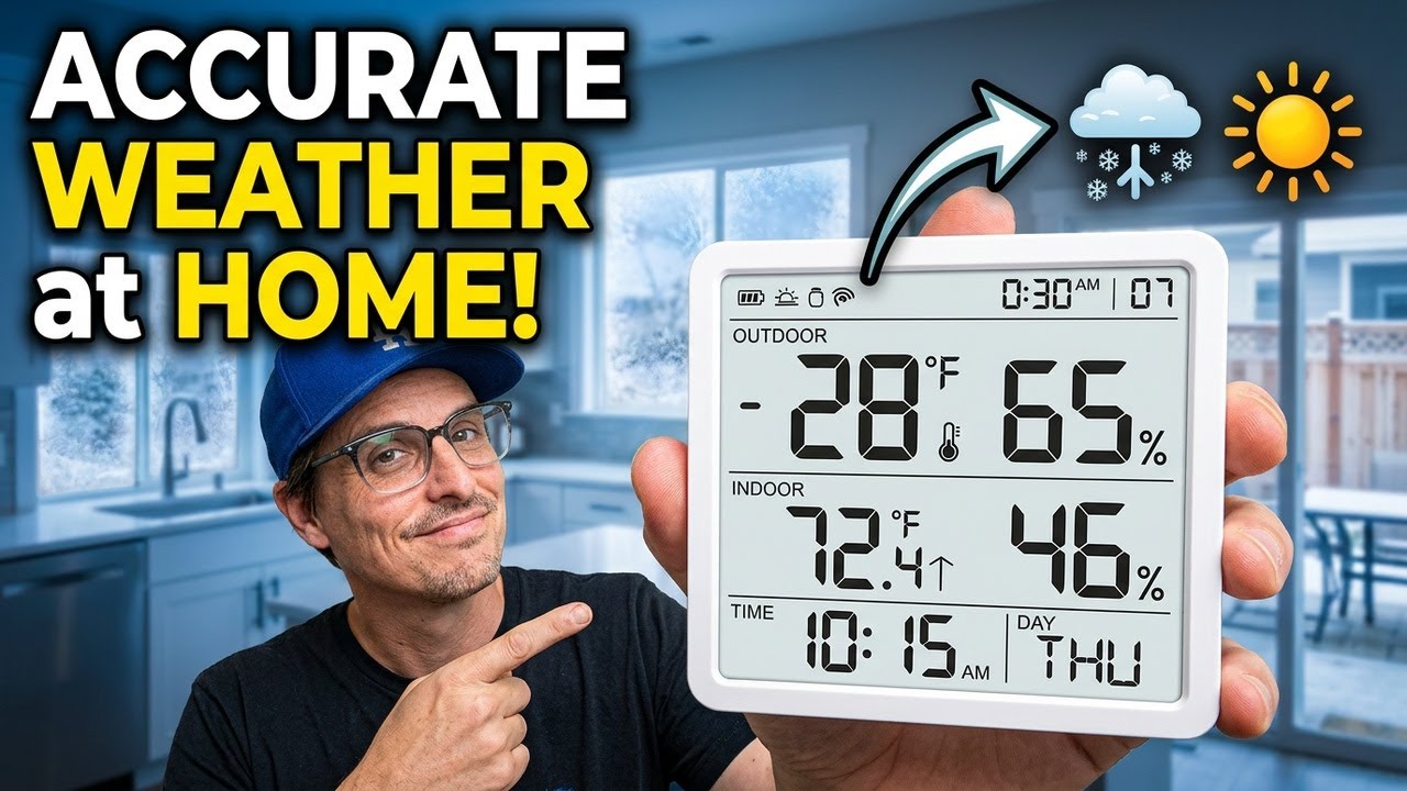 MASHI Indoor Outdoor Thermometer Wireless Weather Station Review | Accurate Home Weather Monitoring