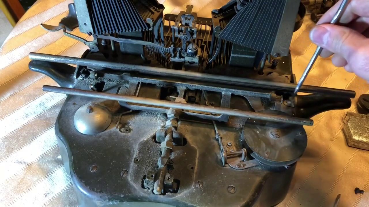 Taking apart an Oliver 6 for cleaning Part 1