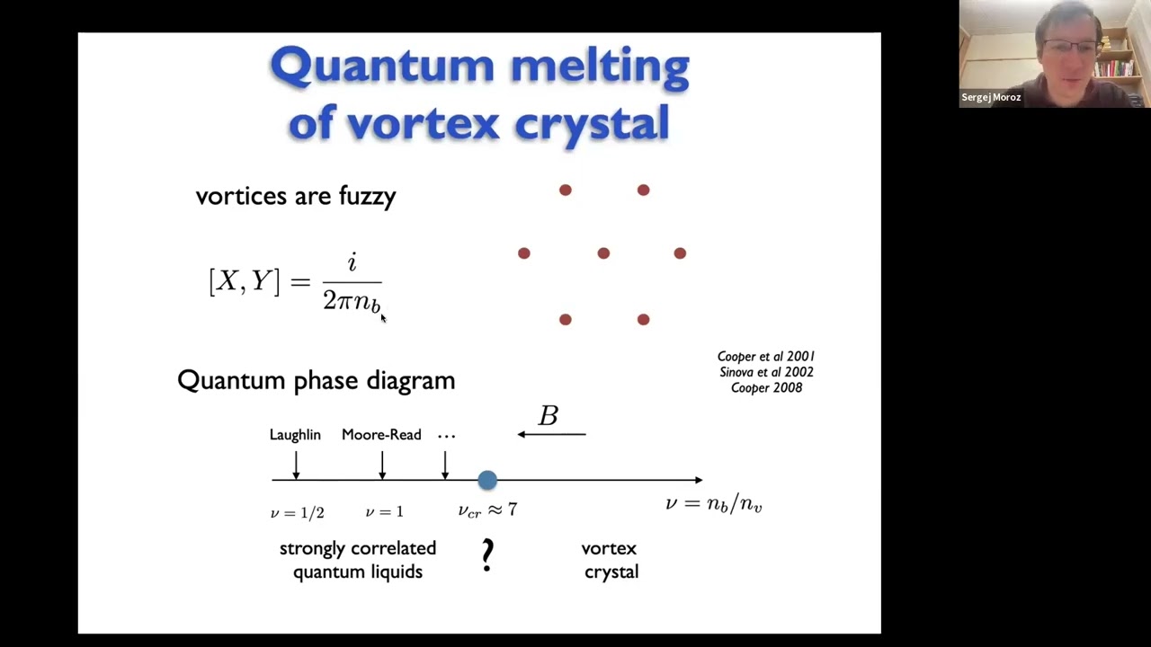Superfluid vortex crystals and their quantum melting