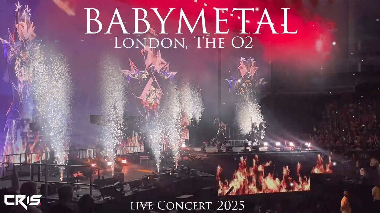 BABYMETAL LIVE THE O2 🤘🏻🦊 | FULL CONCERT (2025) | UK 🇬🇧 | ft. Poppy
