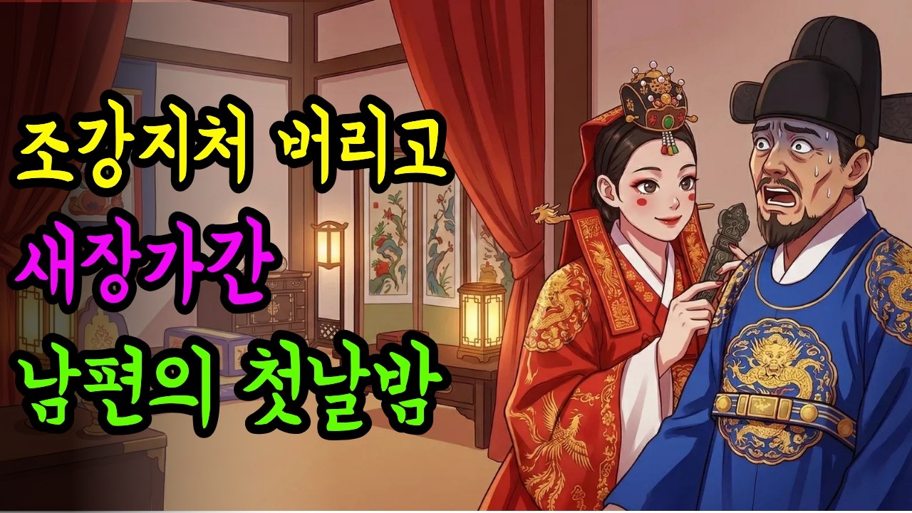 아픈 조강지처 버리고 새장가 든 첫날밤 남편에게 벌어진 엄청난 사건 |창작소설|야담|옛날이야기