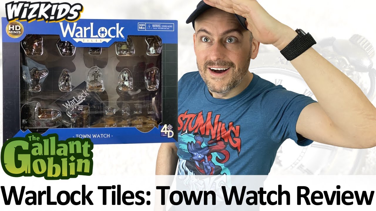 WarLock Tiles: Town Watch - WizKids 4D Settings Prepainted Minis Terrain