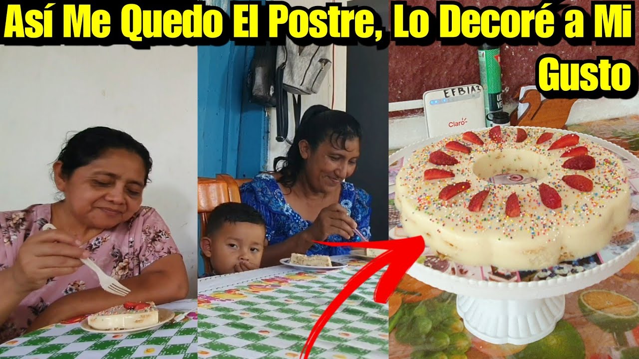 Invité a Doña Doris a Probar Este Rico Postre, Será Que Le Gustará?