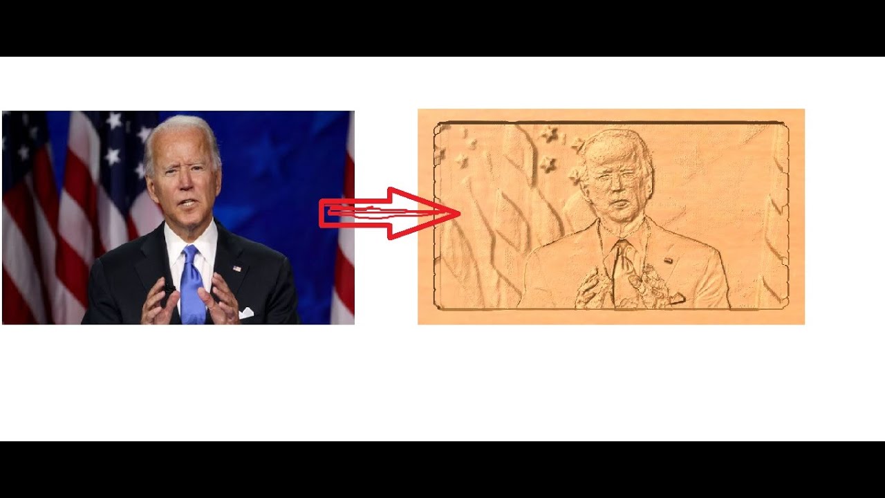 Aspire 9.5 make 3D picture Joe Biden
