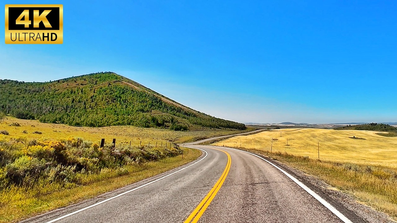 Stunning Road Trip: Grand Teton to Salt Lake City, Utah - 4K Driving Adventure