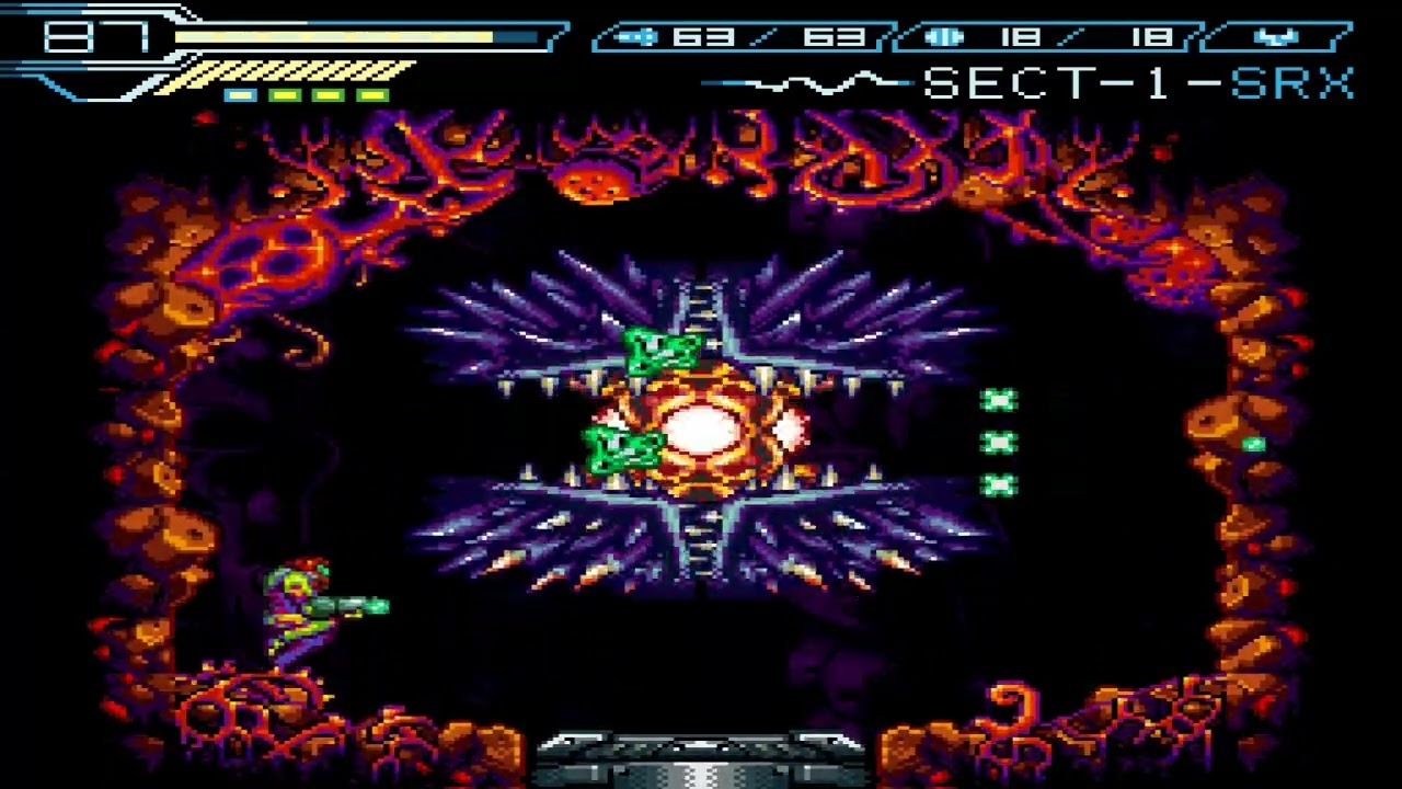 Super Metroid: X-Fusion - Golden Arachnus/Spike Spawn