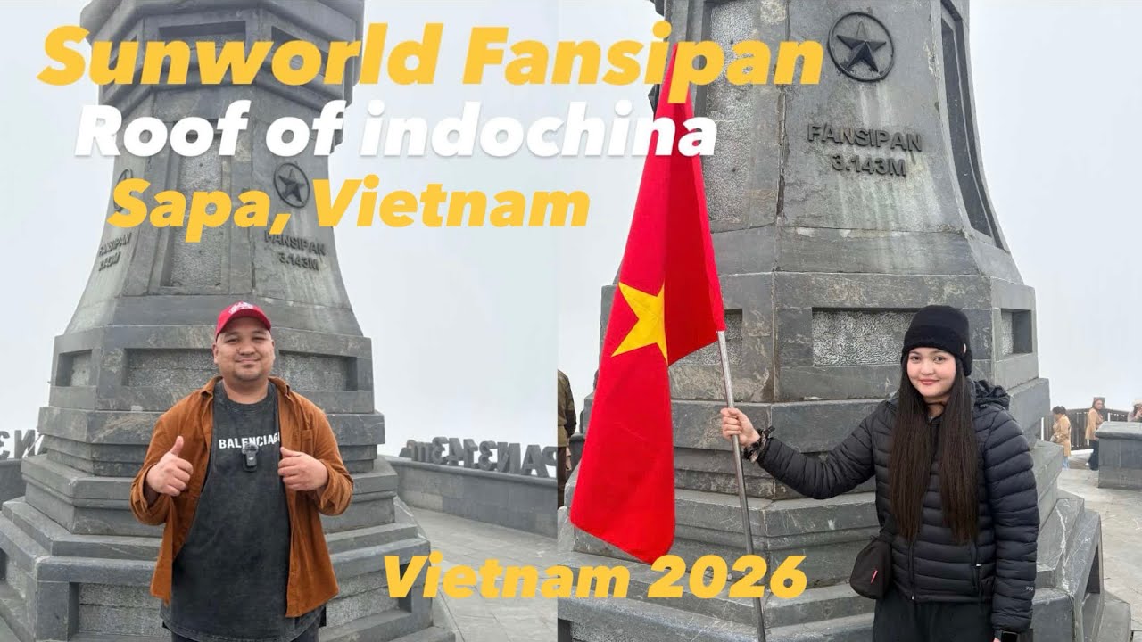 We Reached the roof of indochina in Vietnam! | Fansipan Sapa 🇻🇳