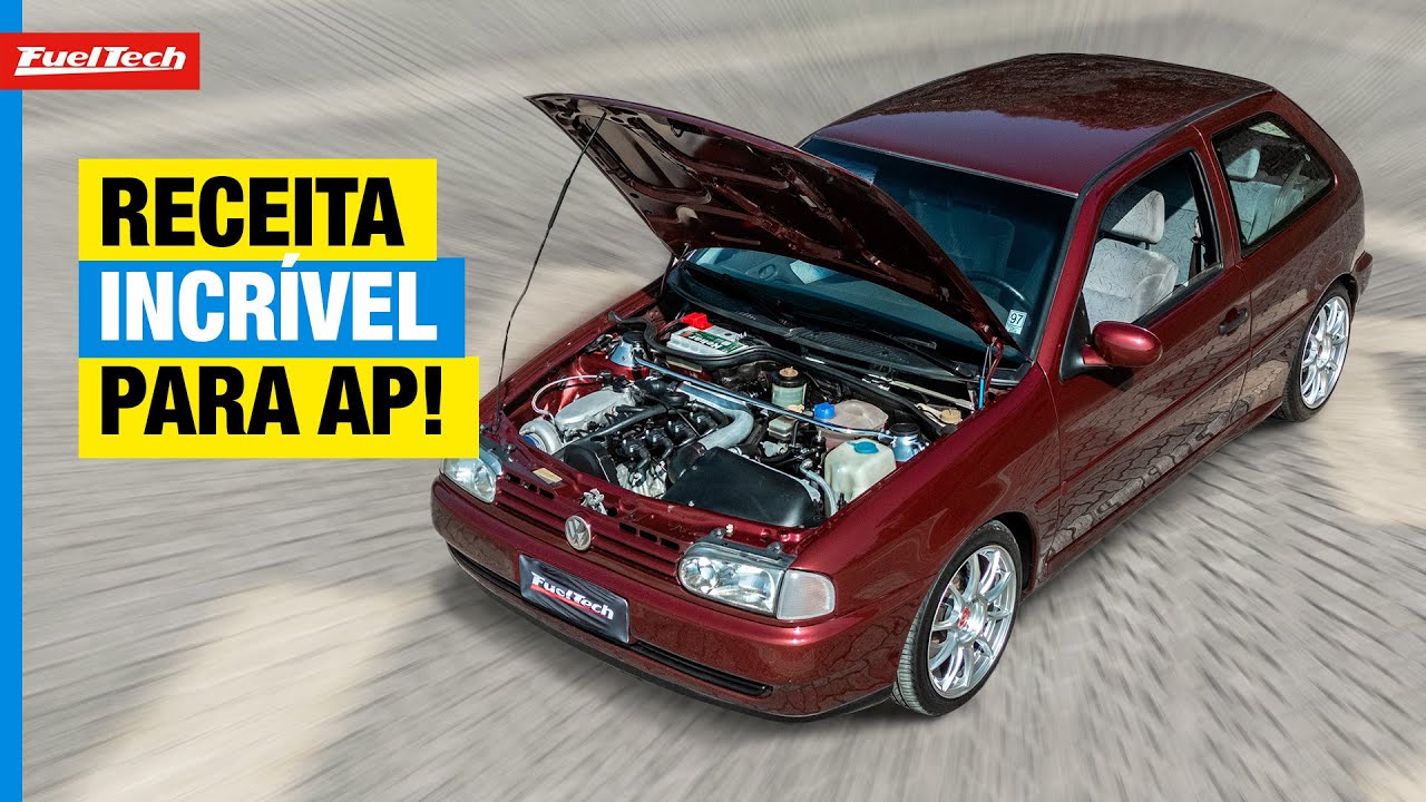 Gol Turbo com 300cv, câmbio de GTI 16v e FuelTech!