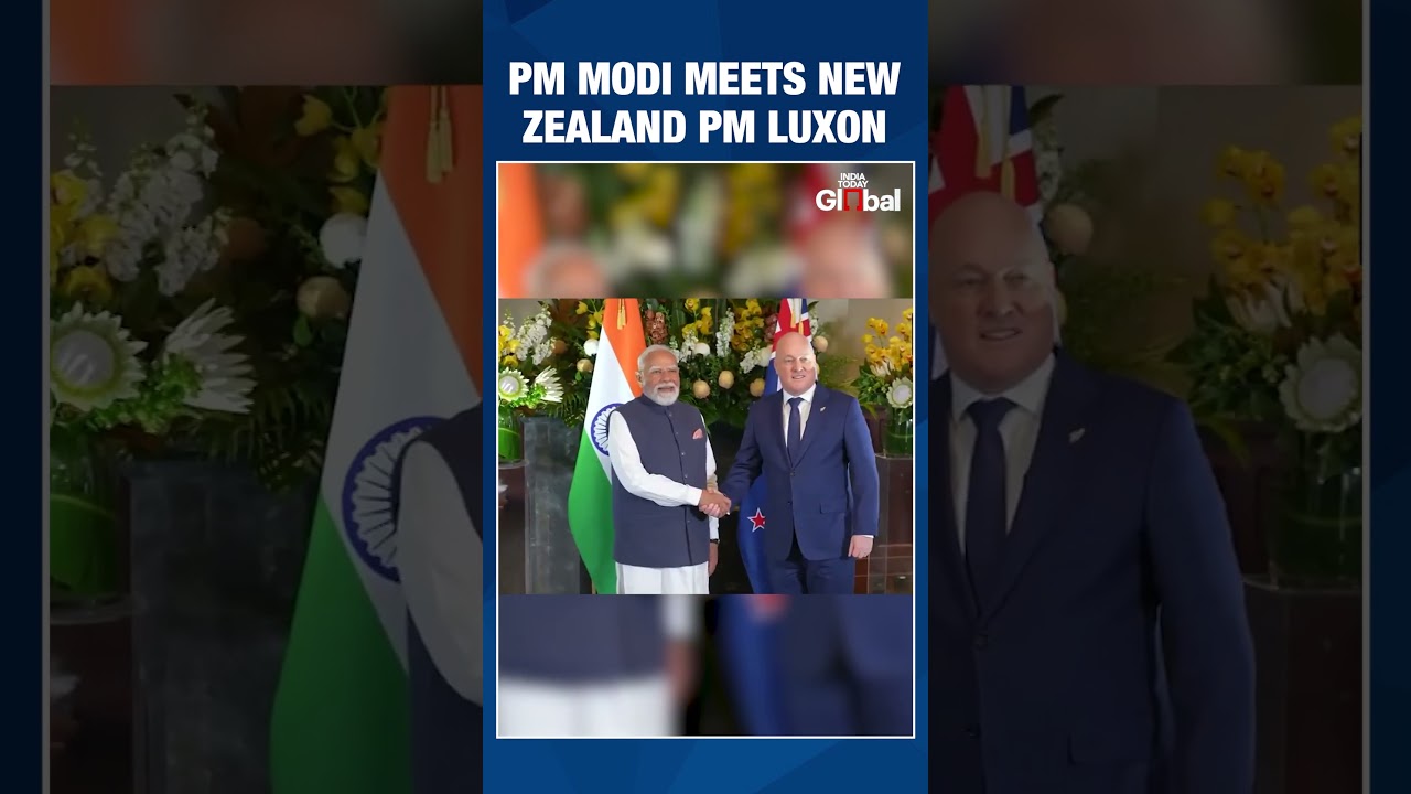 PM Modi Holds Bilateral Talks With New Zealand PM Christopher Luxon In Auckland