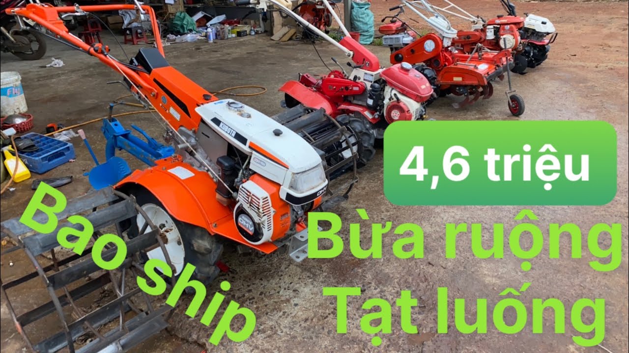 0967702477- Máy Cày Xới Bừa Ruộng Tạt Luống 4,6 Triệu Bao Ship