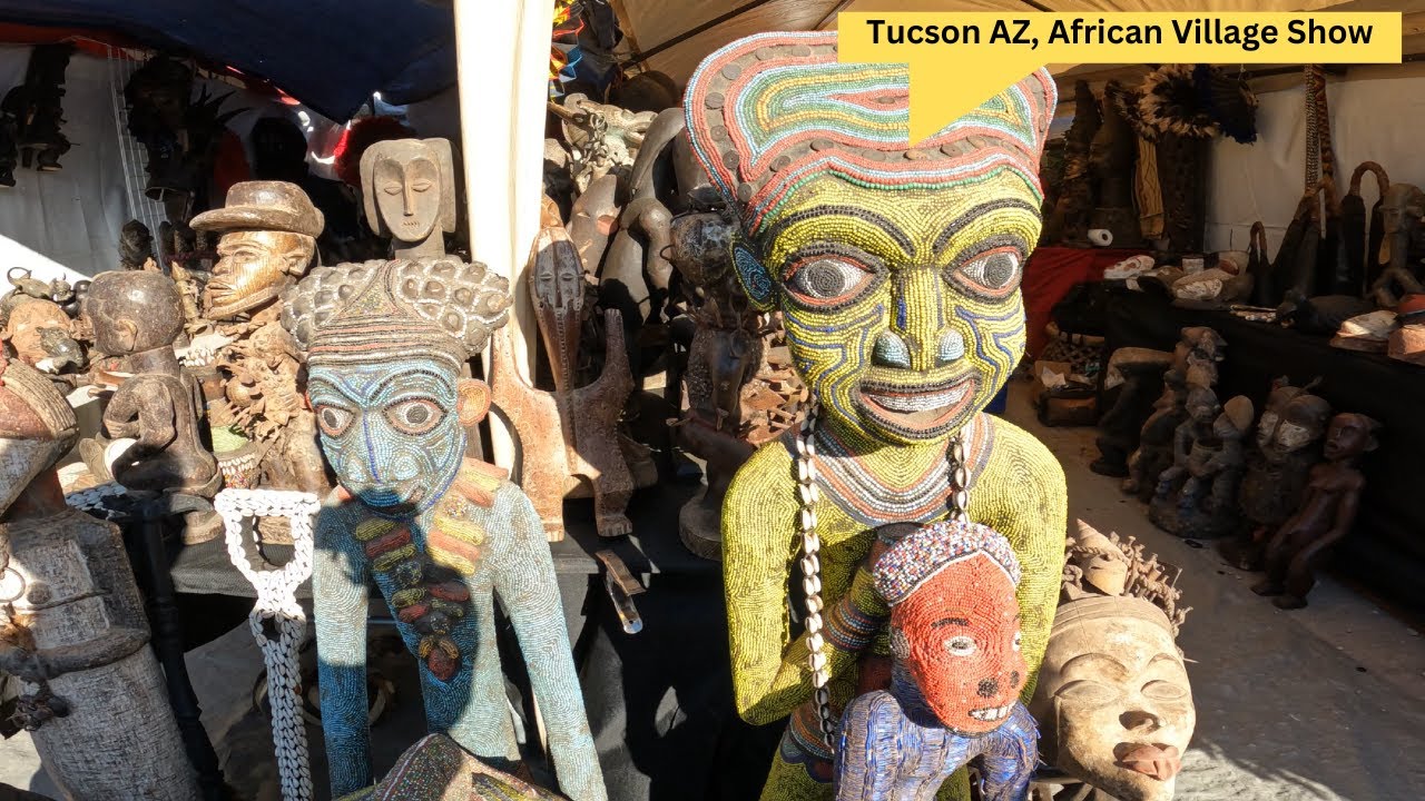 A Treasure Trove of Africa: Exploring the Tucson African Art Village | @k2gemstones