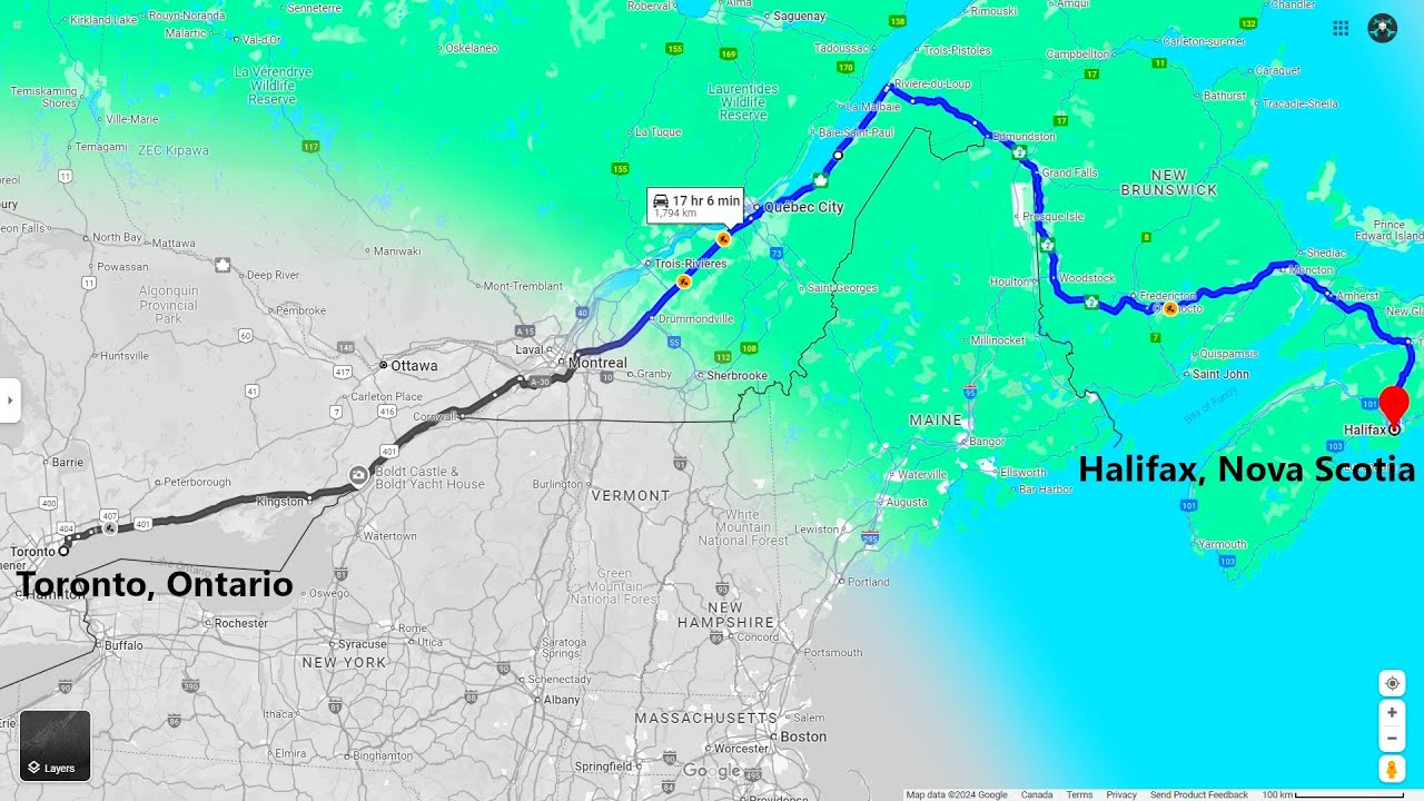 Toronto to Halifax Drive | September 2024