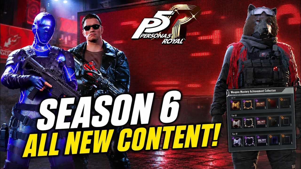 SEASON 6 UPDATE! Battle Pass, New UI, Weapon Mastery Achievement, BR Ground Loots