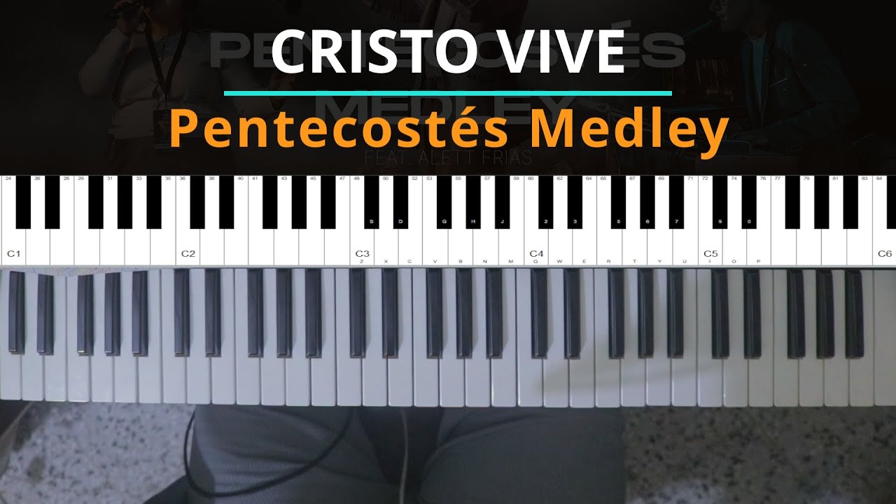 #TUTORIAL 02 CRISTO VIVE (Pentecostés Medley) - Pentecostés Worship feat. Alett Frias - piano