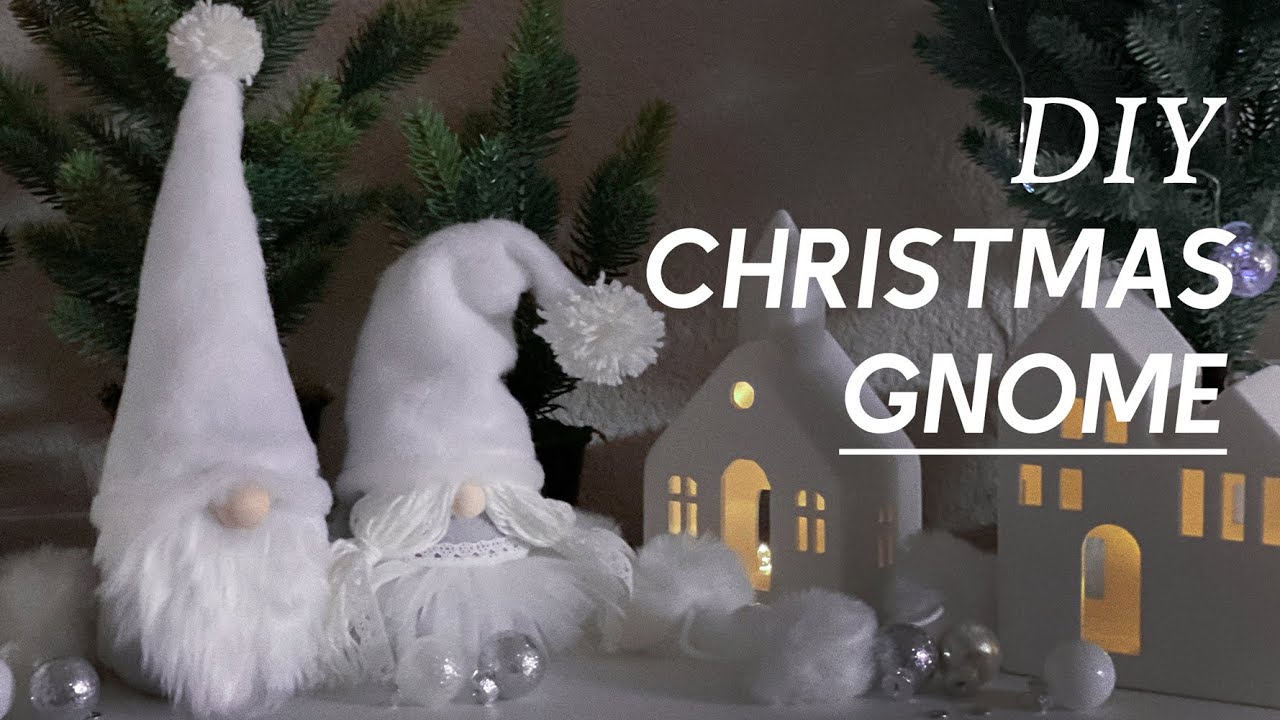 DIY How to make a Christmas Gnome (Free Pattern) Cute & easy!