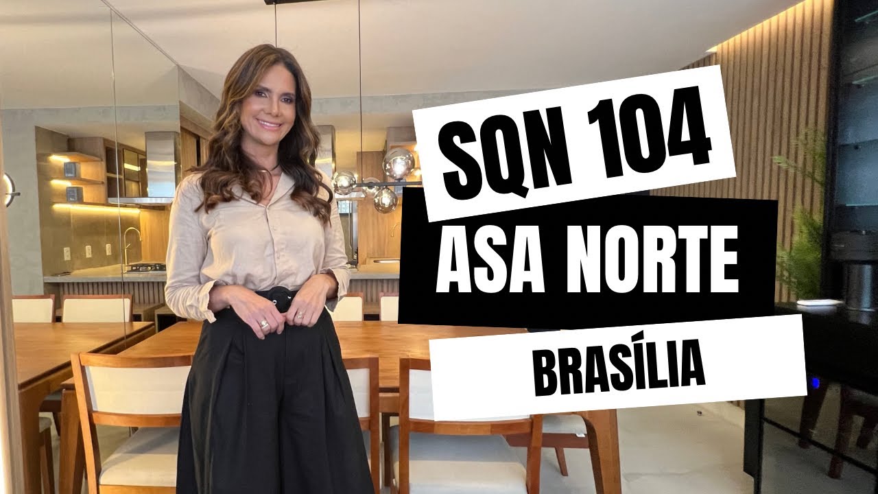 APARTAMENTO REFORMADO E MOBILIADO NA SQN 104, ASA NORTE-BRASÍLIA