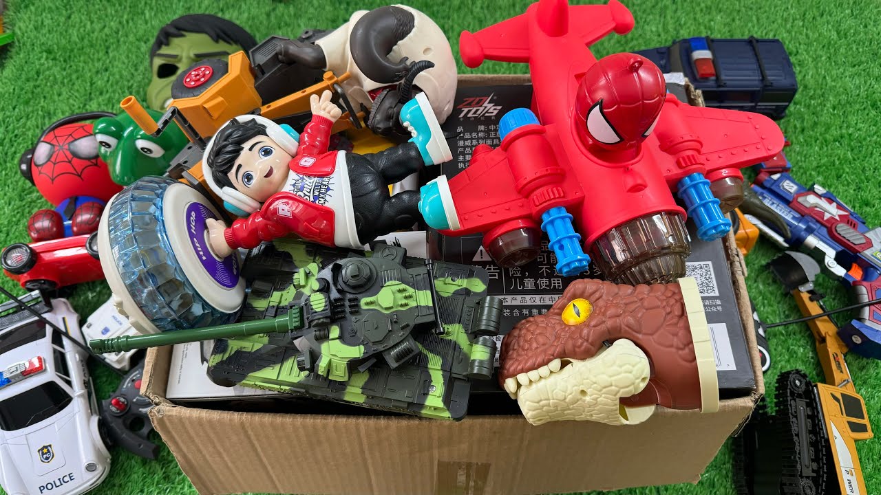 Toy ASMR,10:48 minutes satisfying with unboxing,Marvel superhero toys,Collection ASMR | Review toys
