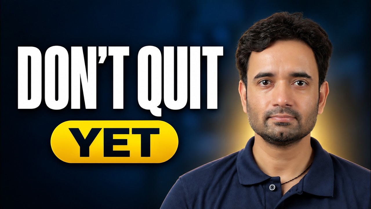 If JEE Pressure Is Breaking You...