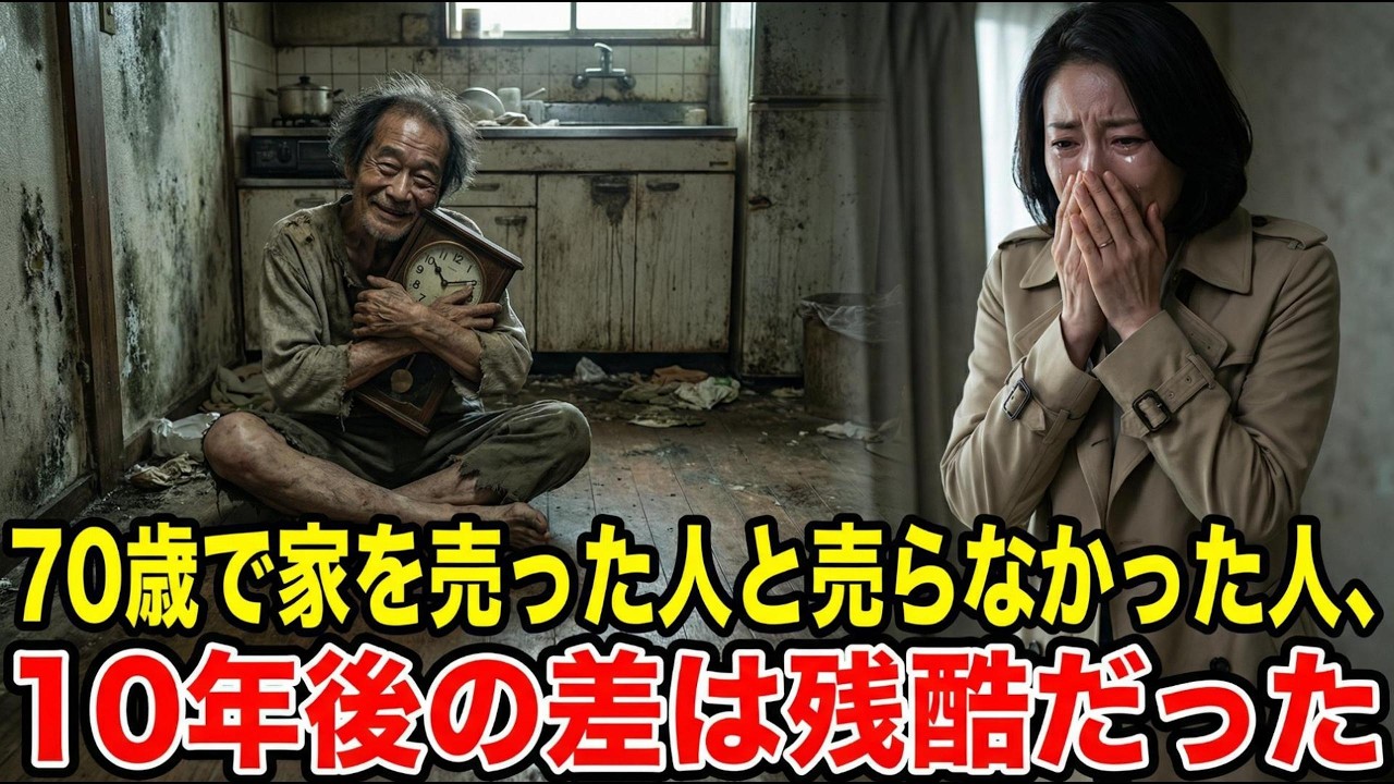 70歳で家を売った人と売らなかった人、10年後の差は残酷だった【人生百景】#老後の暮らし #シニアライフ #終活 #人生の選択 #持ち家 #老後の住まい #生き方 #人生経験