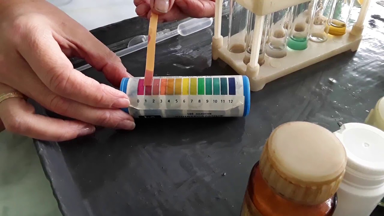 Гідроліз солей досліди 1 і 2