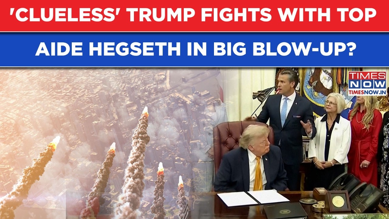 Iran War: TRUMP FIGHTS With Top Aide Hegseth Over US Munitions Storage|  President Unaware Of Stats?