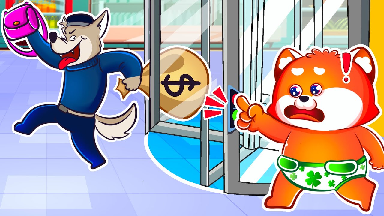 Don't Play In Revolving Door 😨😱 Funny Kids Song And Nursery Rhymes | Video for Kids by Lucky Zee Zee