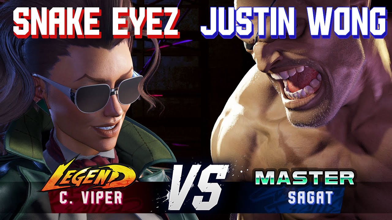SF6 ▰ SNAKE EYEZ (C.Viper) vs JUSTIN WONG (Sagat) ▰ High Level Gameplay