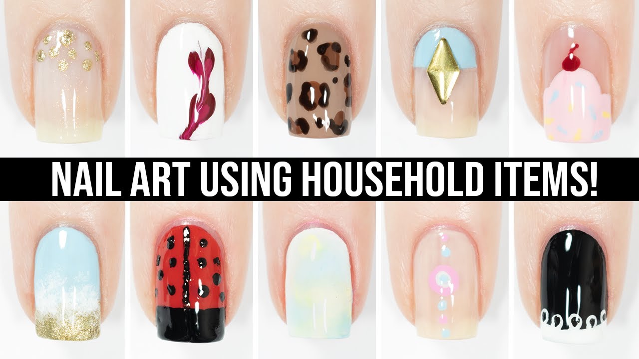 CUTE NAIL ART 2024 | Easy & Fun Nail Art Designs Using ONLY Household Items Compilation!