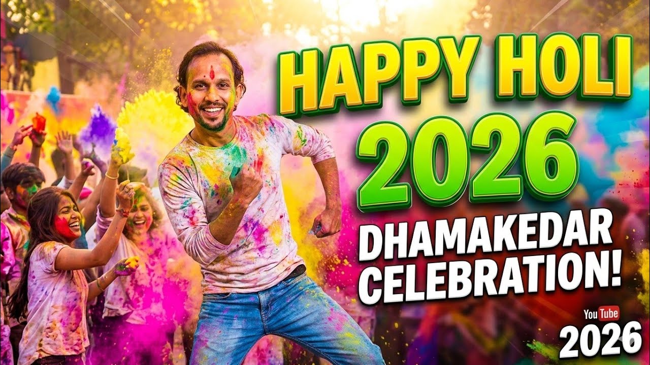 Holi Festival | Holi 2026 | Holi | Colourful Holi | Jyoti Travel Family Holi | 