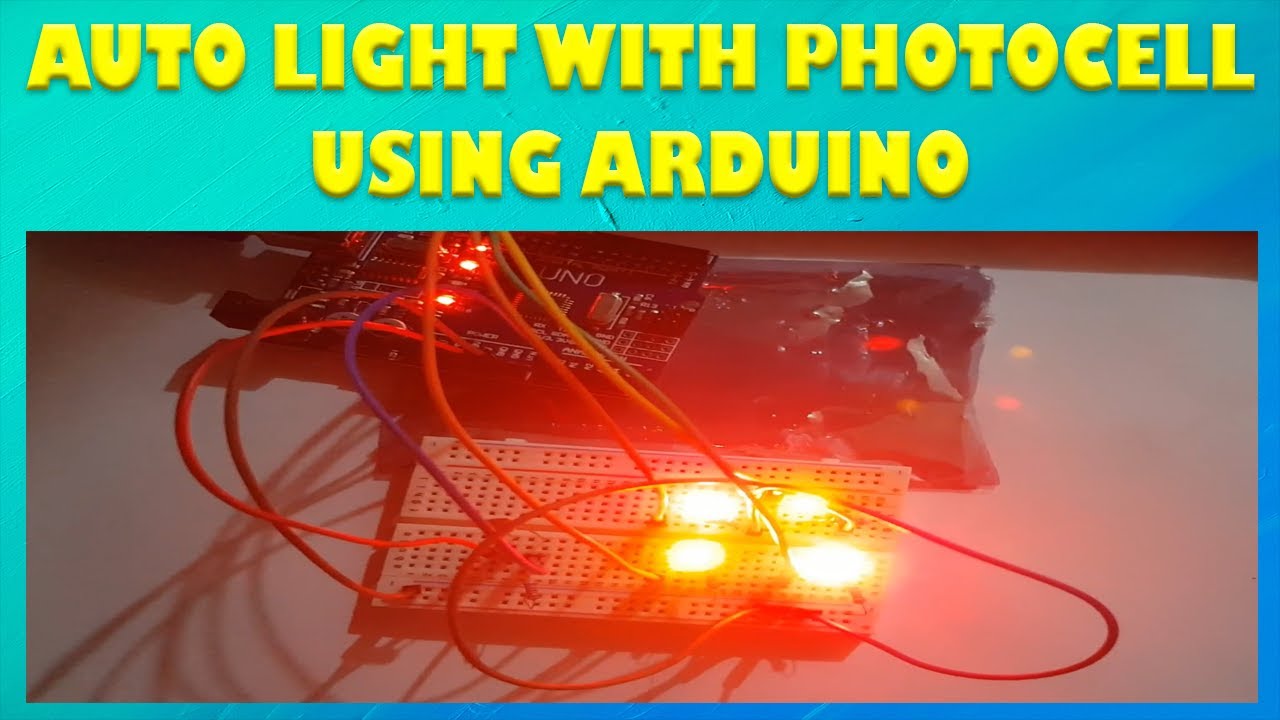 Auto Light Photocell Using ARDUINO Tutorial | MenchDrey