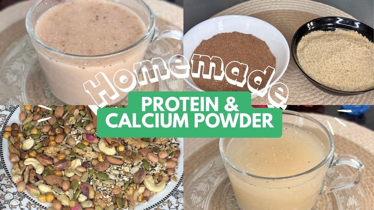 🛑 Stop Buying Supplements ! Make Protein & Calcium Powder at home in 10 minutes #proteinpowder