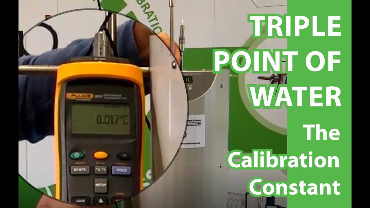Triple Point of Water - The Calibration Constant