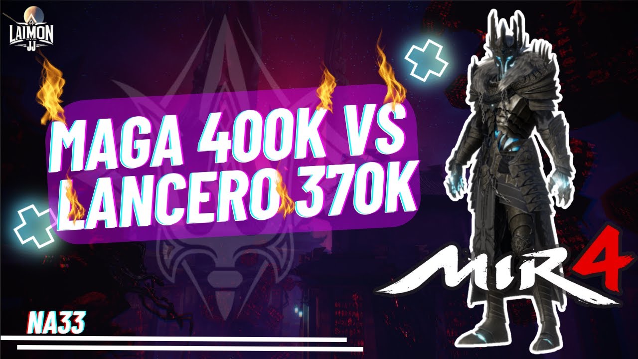 La Maga FX de 400K Pide AYUDA 😱 LANCERO 370K la Supera en PVP | MIR4 | NA33
