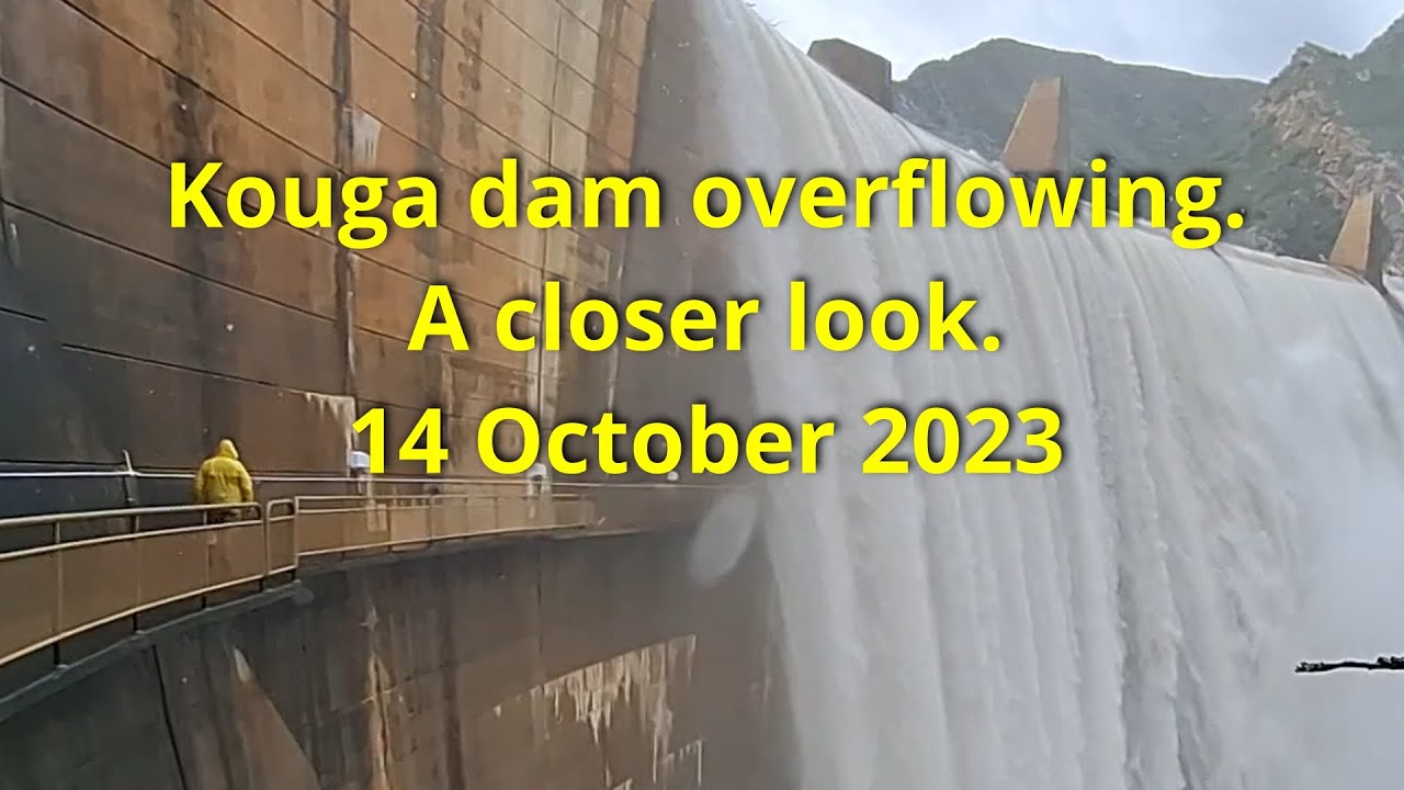 Kouga dam is still overflowing, we take a closer look. 14 October 2023