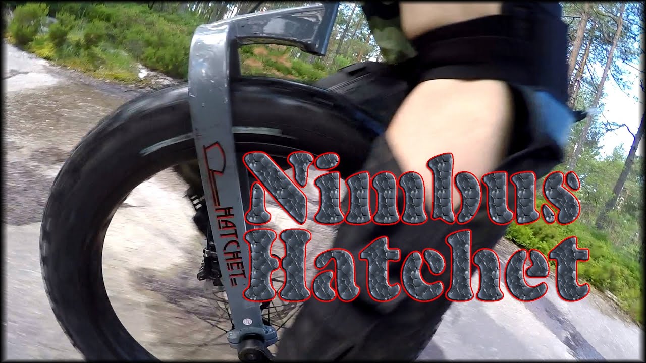 Riding a unicycle part 39: Nimbus Hatchet FAT unicycle / feit enhjuling