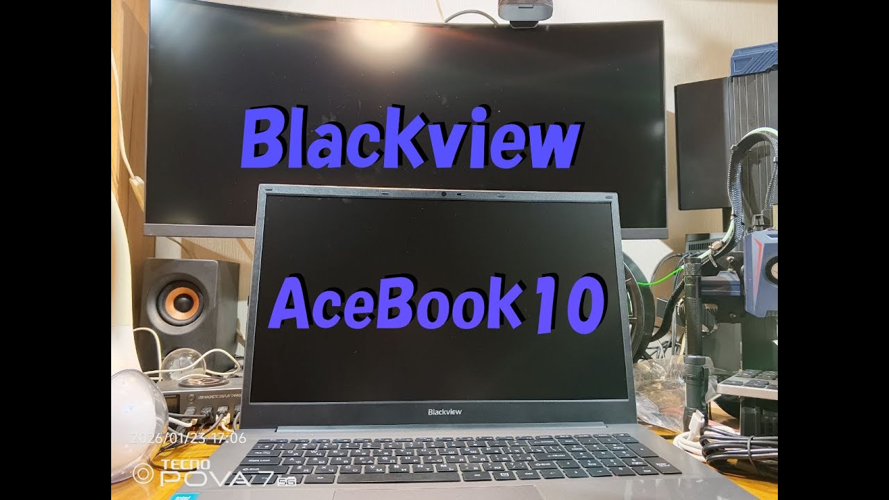 Распаковка AceBook 10 (Blackview) ,Win11Pro 18.5', N150, 16ГБ ОЗУ, 512ГБ SSD, до 2ТБ, Intel HD Graph