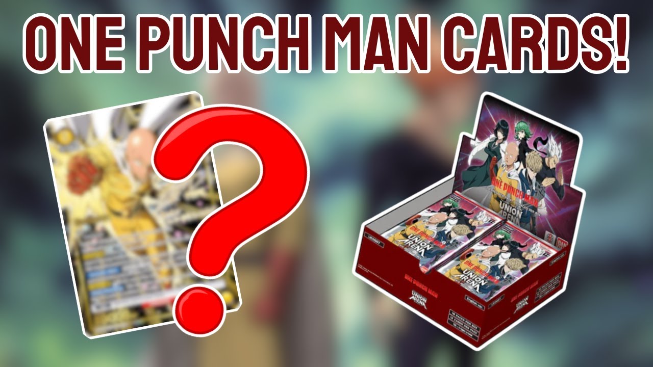 One Punch Man Booster Box Opening! | Union Arena