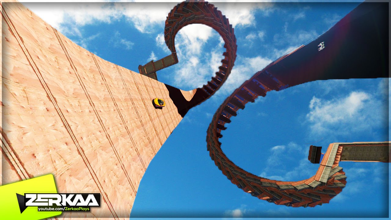 MOST INSANE SKY SPIRAL EVER (GTA 5 Funny Moments)
