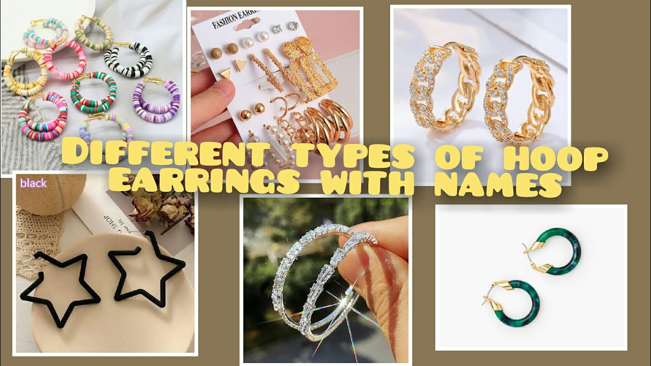 different types of hoop earrings with names||hoop earrings @fashionlogy722